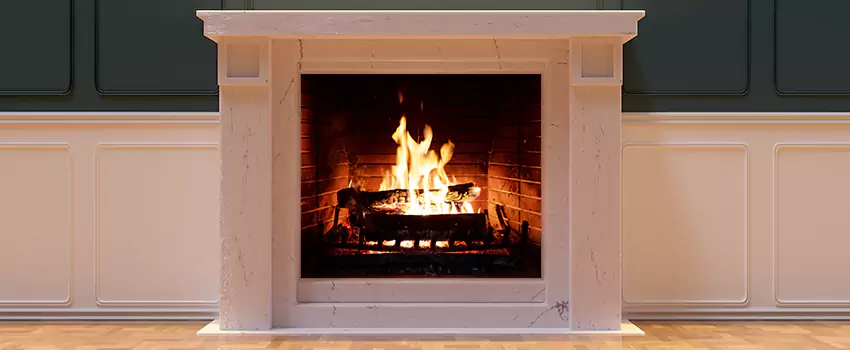Decorative Electric Fireplace Installation in Englewood, Florida