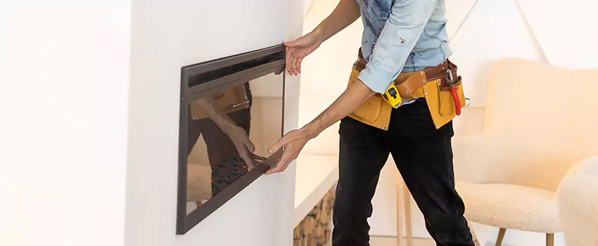 Metal Fireplace Installation in Englewood, Florida