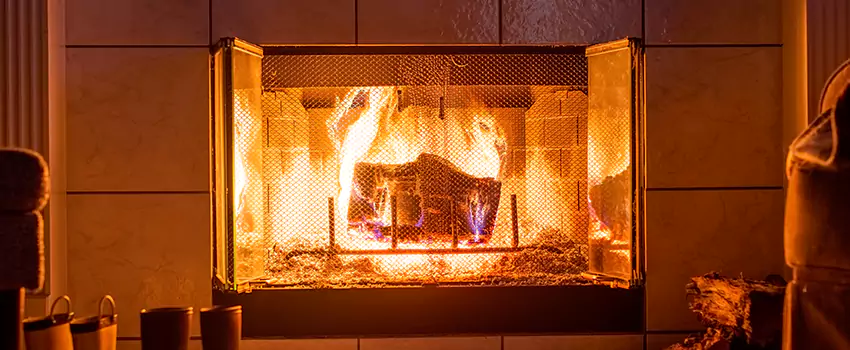 Mendota Hearth Landscape Fireplace Installation in Englewood, Florida