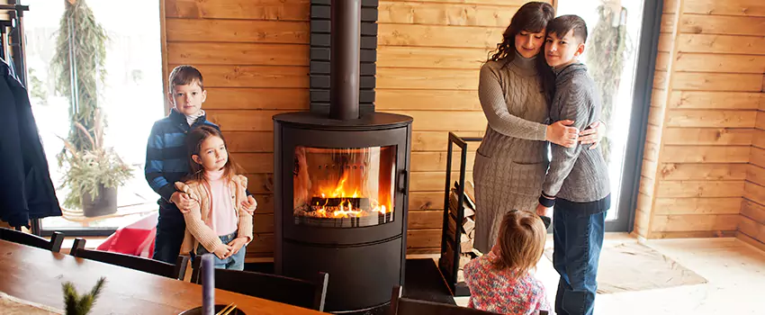 Morso Cast Iron Fireplace Insert Installation in Englewood, Florida