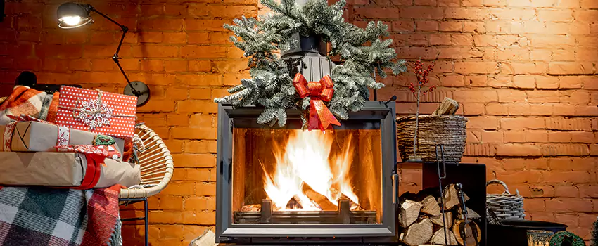 Travis Industries Linear Gas Fireplace Installation in Englewood, Florida