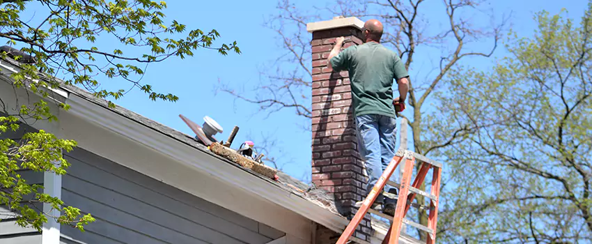 Vinyl and PVC Chimney Flashing Installation in Englewood, FL