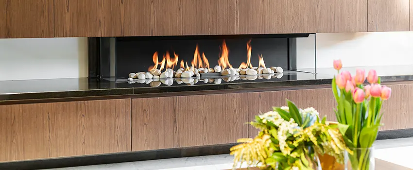 Double-height Fireplace Design Refurbishment in Englewood, Florida